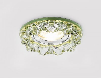 Светильник Ambrella K330 GD золото/прозрачный Светильник Ambrella K330 GD золото/прозрачный