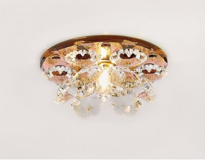 Светильник точечный Ambrella K440 BR коричневый/прозрачный G9 ORGANIC SPOT Светильник точечный Ambrella K440 BR коричневый/прозрачный G9 ORGANIC SPOT