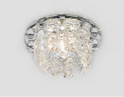 Светильник точечный Ambrella K455 CH хром/прозрачный хрусталь CRYSTAL SPOT