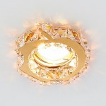 Светильник точечный Ambrella K88 GD/CL золото/прозрачный хрусталь ORGANIC SPOT