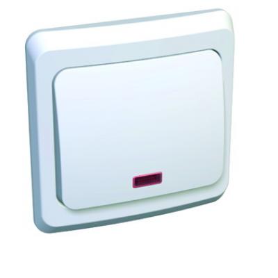 Lexel Этюд НАЖИМНАЯ КНОПКА с подсветкой (СХ. 1) белый (скр.устан.) (KC10-002b) Lexel Этюд НАЖИМНАЯ КНОПКА с подсветкой (СХ. 1) белый (скр.устан.) (KC10-002b)