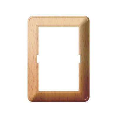 Рамка Wessen 59 для розетки РС16-254 бук (KD-RS254-88)