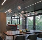 Люстра Delight KG0579P-8 brass/smoky