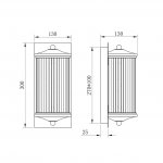 Настенный светильник Delight KG0604W-1 brass