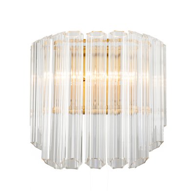 Настенный светильник Vittoria 2C brass / clear Delight Collection