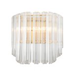 Настенный светильник Vittoria 2C brass / clear Delight Collection