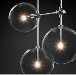 Потолочный светильник Globe Mobile 7A chrome KG0835P-7A chrome Delight