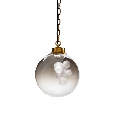 Подвесной светильник Delight KG1148P brass/smoky