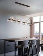 Люстра KG1233P-10 black / clear Delight Collection