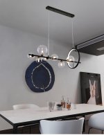 Люстра KG1233P-7 black / clear Delight Collection