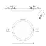 Светильник DesignLed KH-RC DesignLed KH-RC-R170-18-NW