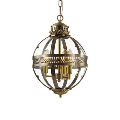 Люстра Delight KM0115P-3S antique brass Люстра Delight KM0115P-3S antique brass