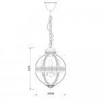 Люстра Delight KM0115P-3S brass