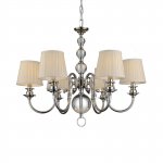 Люстра KM0837P-6 chrome