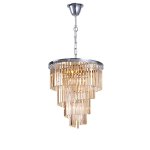 Люстра Delight KR0262P-10 chrome/amber