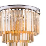 Люстра Delight KR0262P-10 chrome/amber