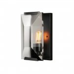 Настенный светильник Delight KR0354W-1A black/clear