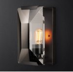 Настенный светильник Delight KR0354W-1A black/clear