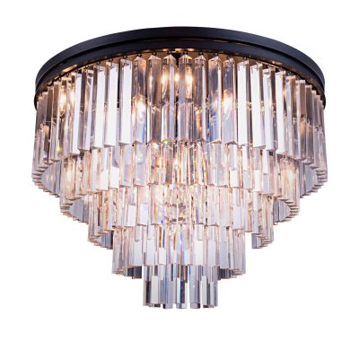Потолочный светильник Delight KR0387C-10A/P black/clear Потолочный светильник Delight KR0387C-10A/P black/clear