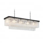 Люстра Odeon 10C/P black/frost