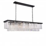 Люстра Delight KR0387P-12C/P black/clear