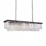 Люстра Delight KR0387P-12C/P black/clear