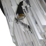 Люстра Odeon 6 black / clear Delight Collection