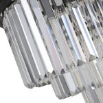 Люстра Odeon 6 black / clear Delight Collection