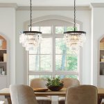 Люстра Odeon 6 black / clear Delight Collection