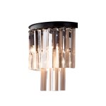 Настенный светильник Delight KR0387W-2B black/clear