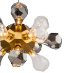 Люстра Delight KR1197P-12 brass, smoky/clear