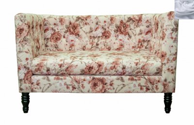 Диван Rose Flower MAK interior KS-03-11-grey Серый