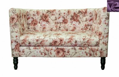 Диван Rose Flower MAK interior KS-03-11-purple Фиолетовый