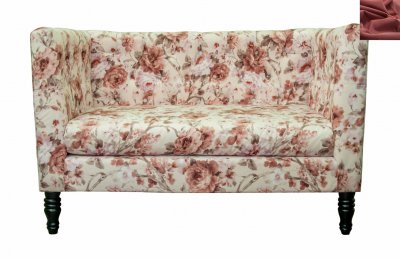 Диван Rose Flower MAK interior KS-03-11-red Красный