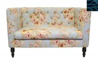 Диван Rose MAK interior KS-03-2-navy Синий