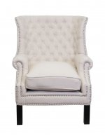 Классическое кресло Teas Beige MAK interior KS-06-1-W Бежевый