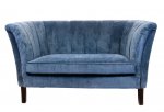 Дизайнерский двухместный диван Dalena New MAK interior KS-13-2 Синий