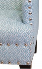 Мягкое полукресло с подлокотниками Mart Blue MAK interior KS-32-1-B Голубой