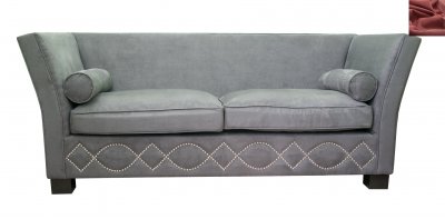 Диван Volte Grey MAK interior KS-41-3-G-red Красный