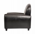 Кожаное кресло черное Flog MAK interior KS-7027 черный