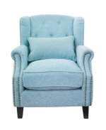 Полукресло Scott Blue MAK interior KS-904-1-B Голубой