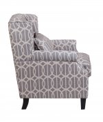 Мягкое полукресло с подлокотниками Scott Grey MAK interior KS-904-1-G Серый