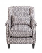 Мягкое полукресло с подлокотниками Scott Grey MAK interior KS-904-1-G Серый