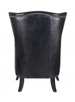 Кожаное кресло Chester Black Leather MAK interior KS-957-BGL Черный