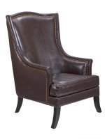 Кожаное кресло Chester Brown MAK interior KS-957-B Коричневый