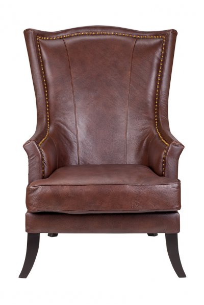 Кожаное кресло Chester Leather MAK interior KS-957-GL Коричневый