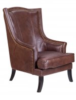 Кожаное кресло Chester Leather MAK interior KS-957-GL Коричневый