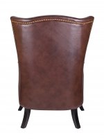 Кожаное кресло Chester Leather MAK interior KS-957-GL Коричневый