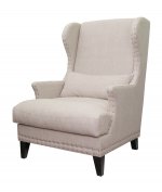 Мягкое полукресло с подлокотниками Agon Beige MAK interior KS-966-1-O Бежевый