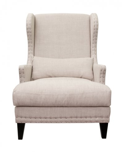 Мягкое полукресло с подлокотниками Agon Beige MAK interior KS-966-1-O Бежевый